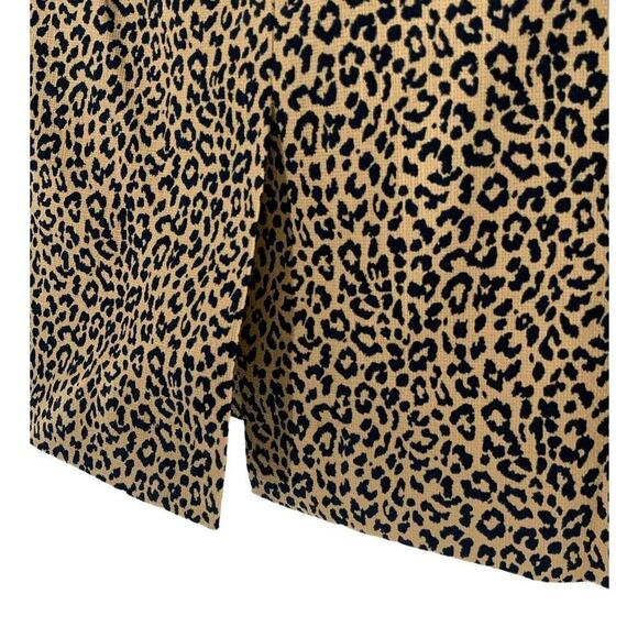 J. CREW No. 2 Pencil Skirt Leopard Animal Print Lined Women's Size 2 - Picture 5 of 8